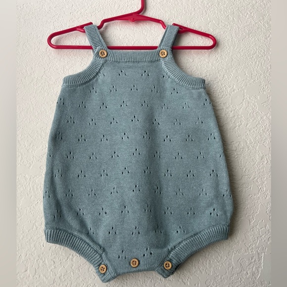 New Little Planet Baby Organic Sweater Knit shortalls - Picture 6 of 9